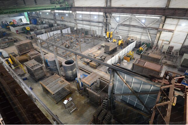 Газовый котел 3.0 МВт производство