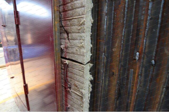 Котел 1.1 МВт на дровах - обмуровка